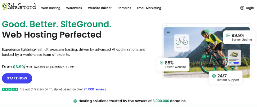 SiteGround Review 2025 - Premium WordPress Hosting